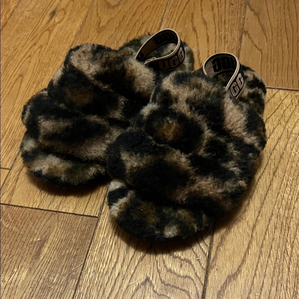 UGG Kids' Cozy Animal Print Slippers